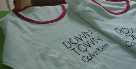 Potisk triček Down Town - Calvin Clein
